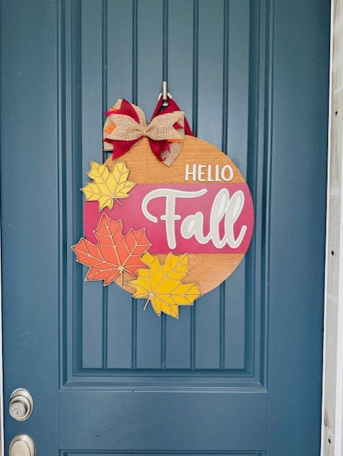 Welcome Fall Door Hanger
