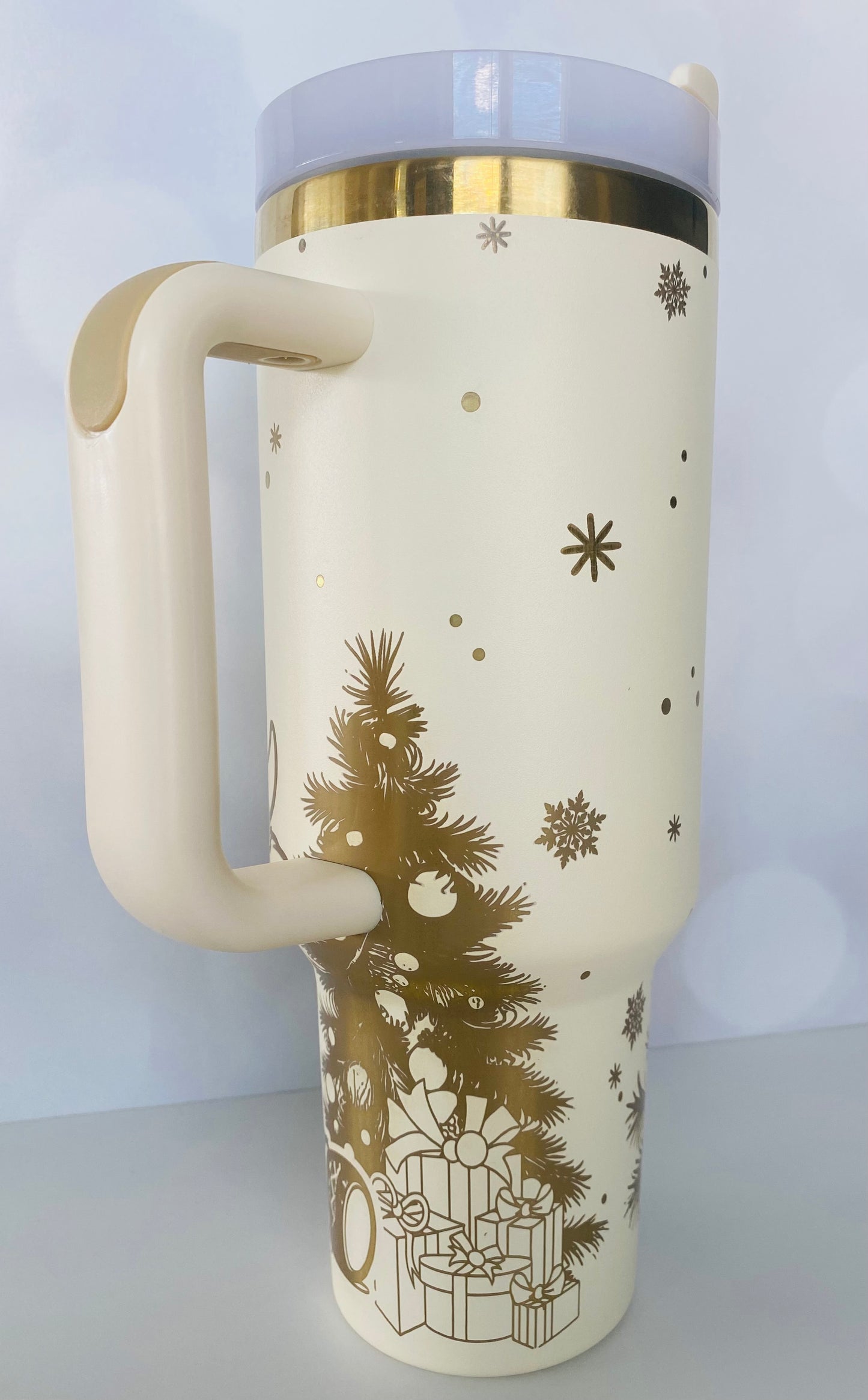 40oz Christmas Cow Tumbler