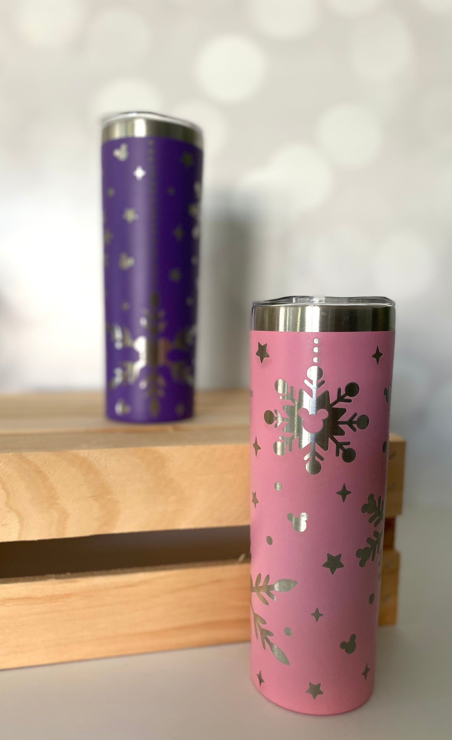 Skinny 20oz Snowflake Tumbler