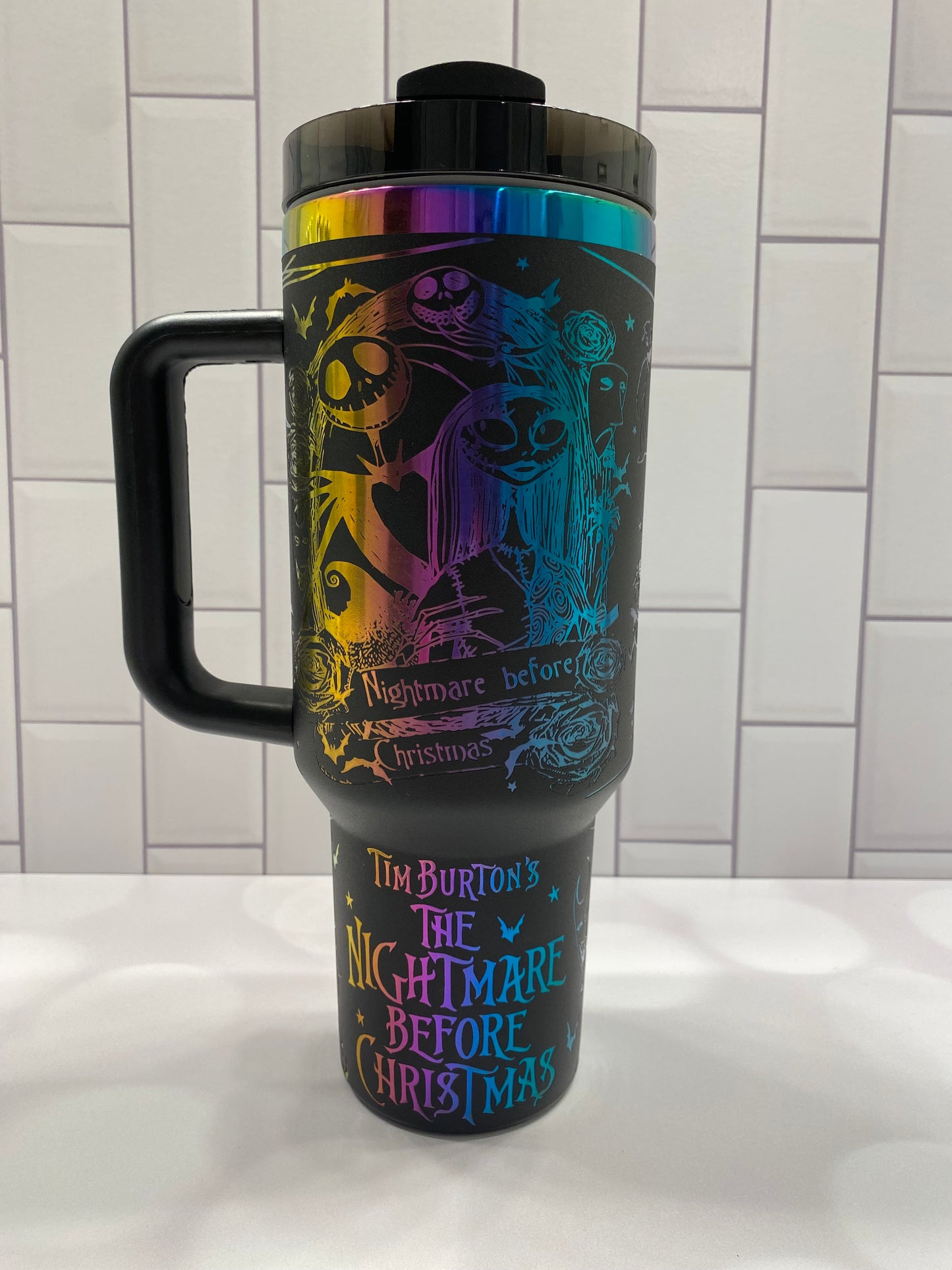 40oz Nightmare Before Christmas Tumbler