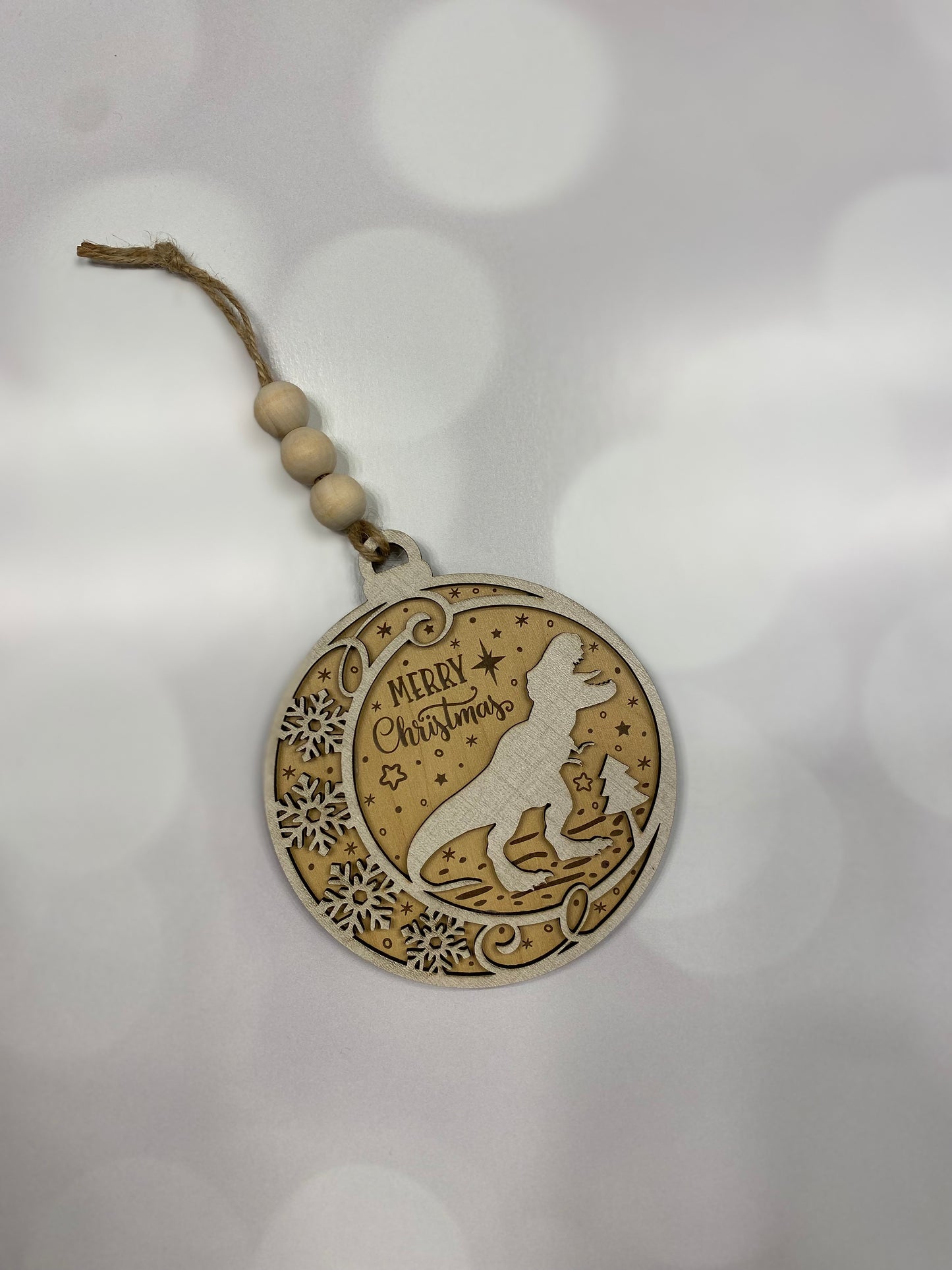 Dinosaur Christmas Ornament