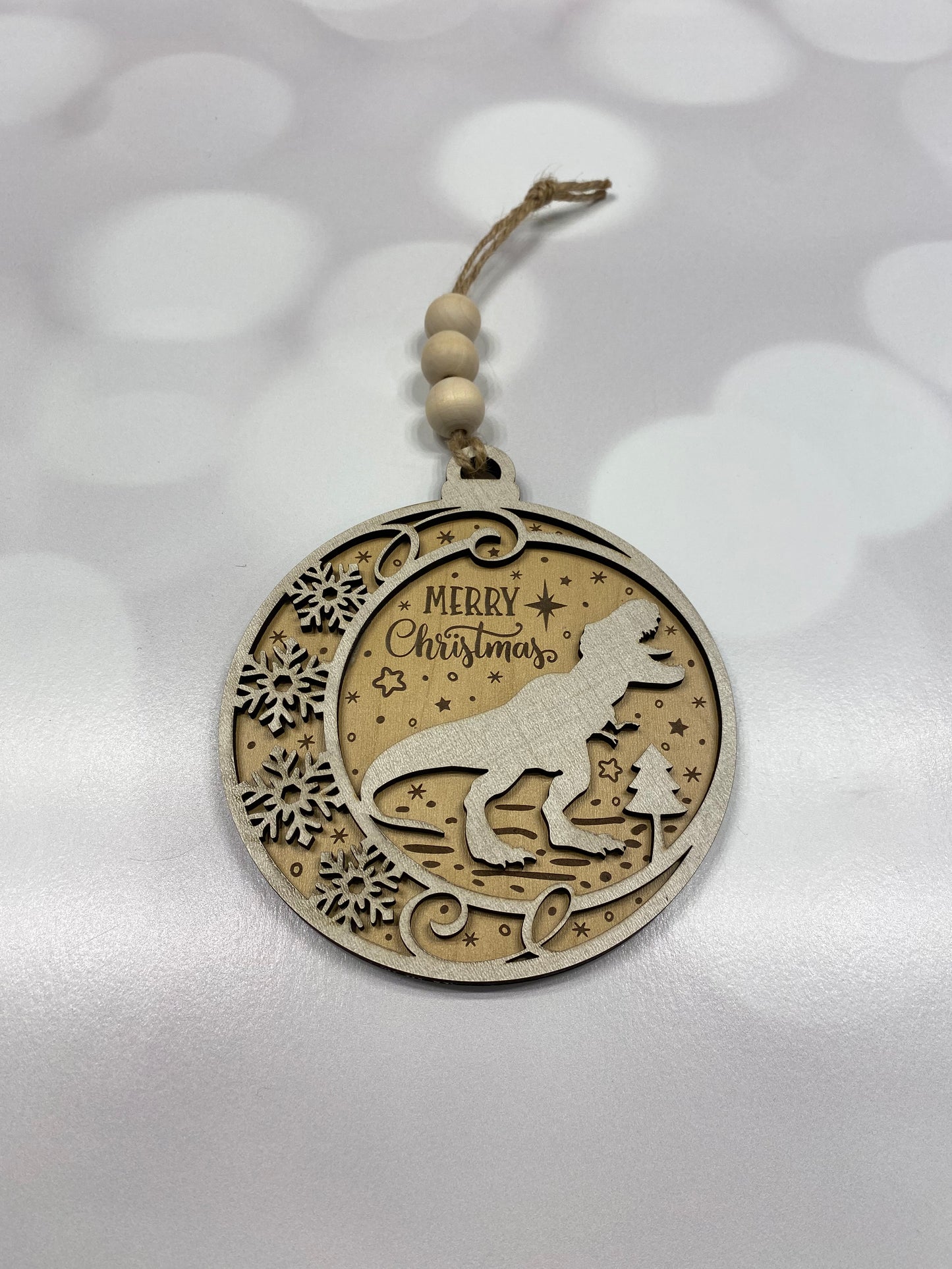 Dinosaur Christmas Ornament