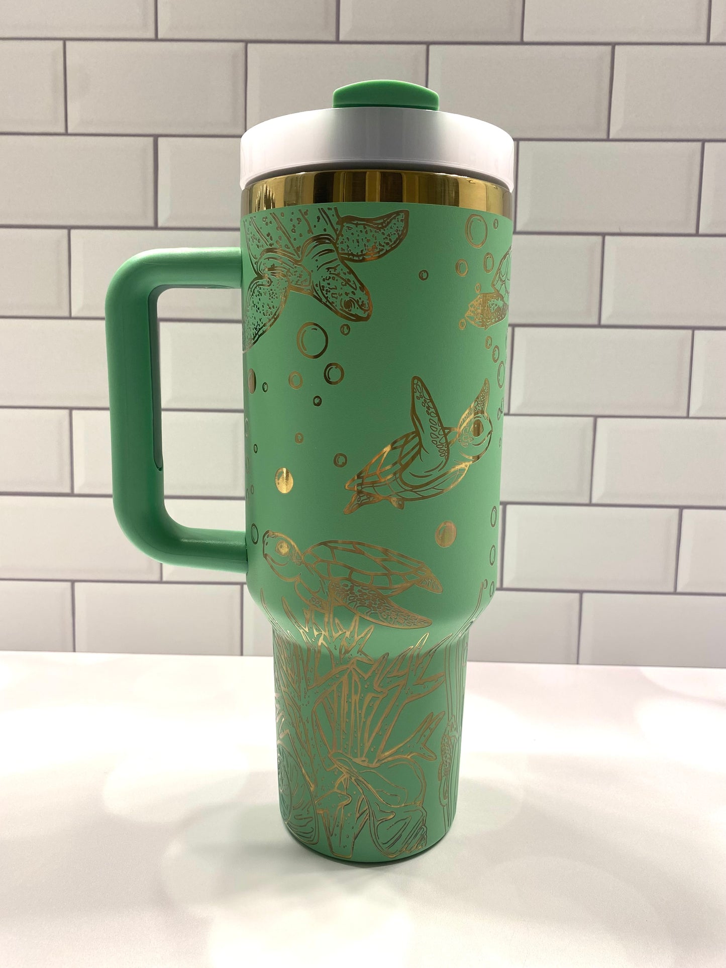 40oz Sea Turtle Tumbler