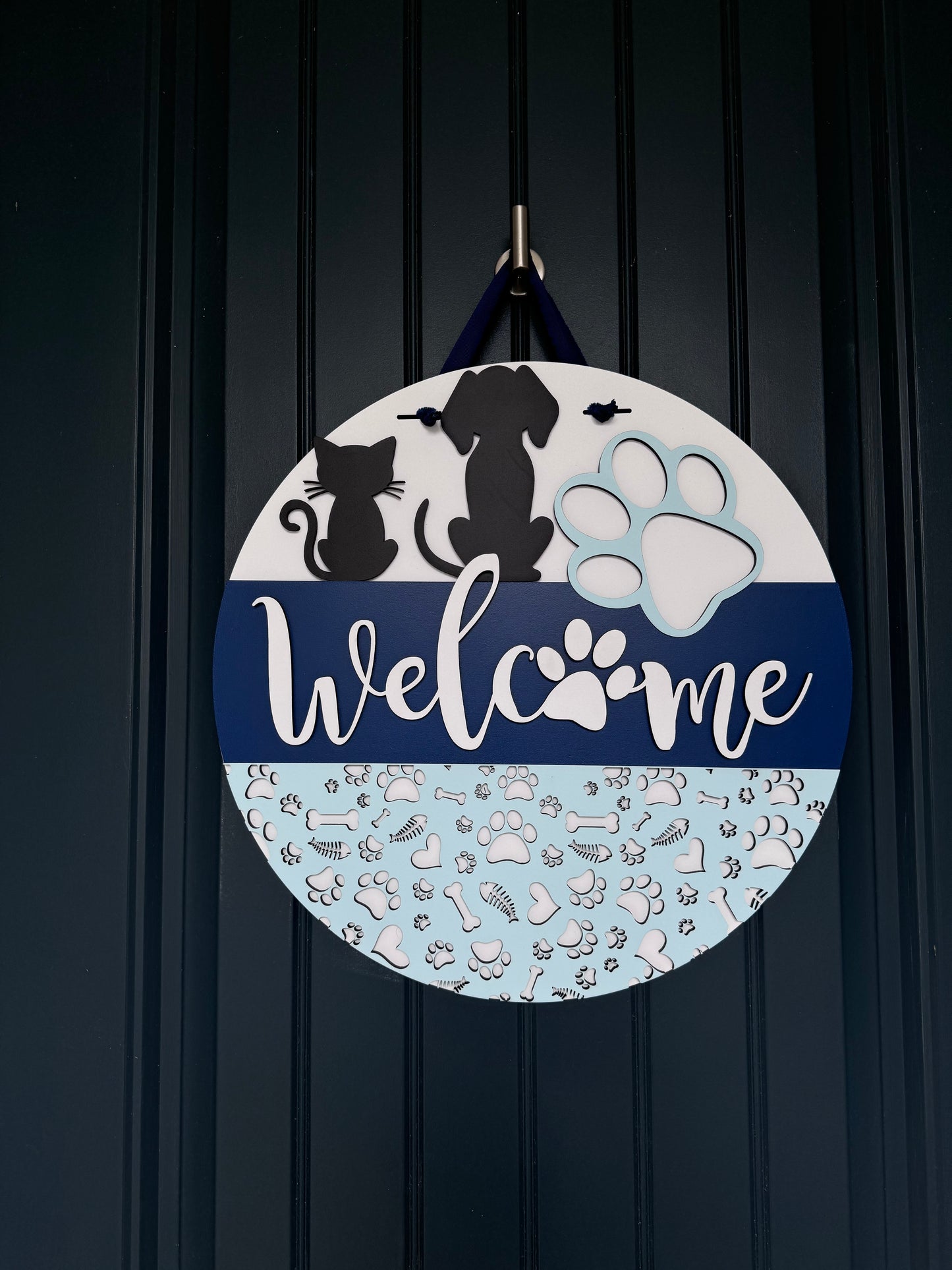Pets and Paws Door Hanger
