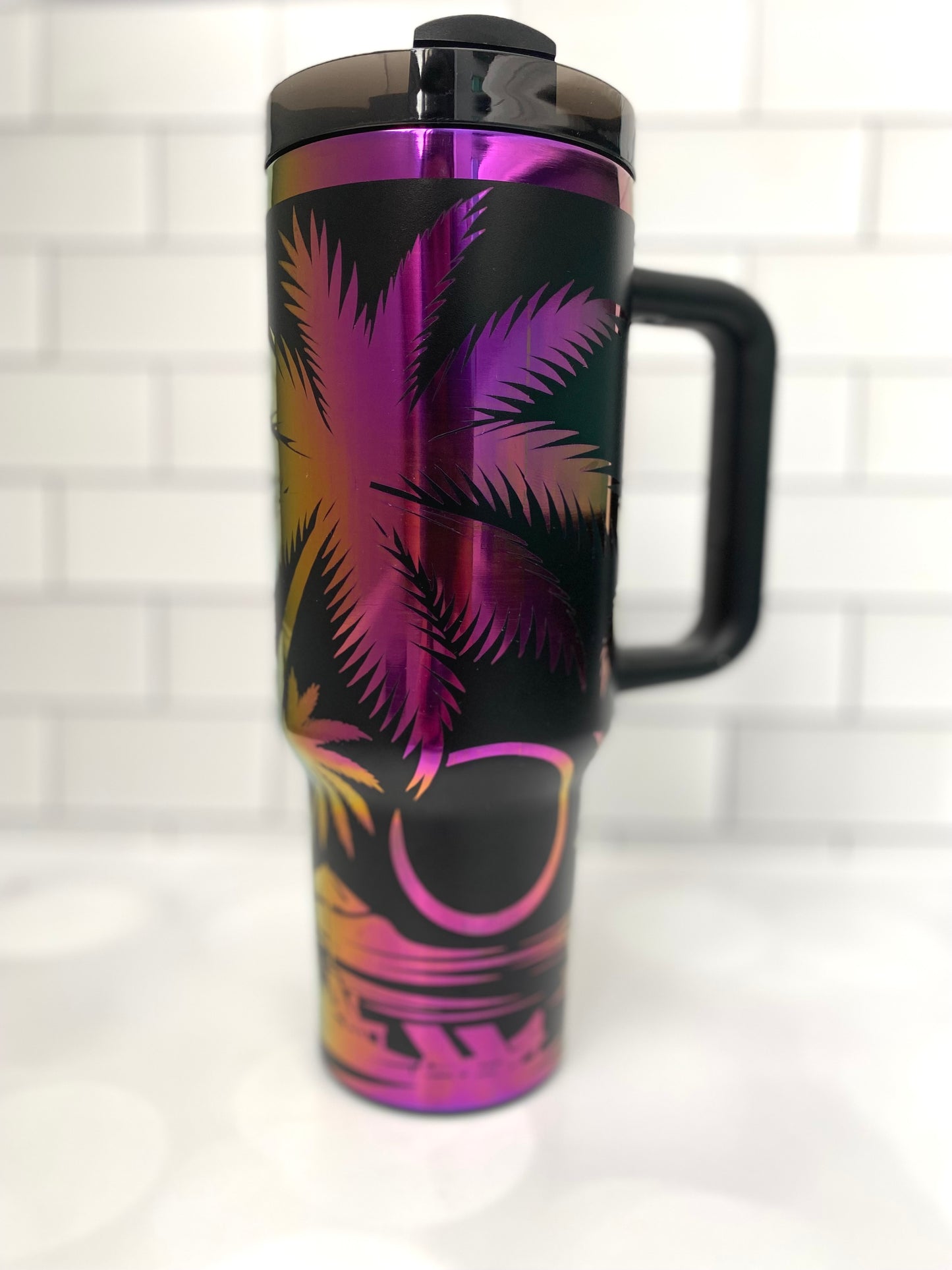 40oz Salty Little Beach Tumbler