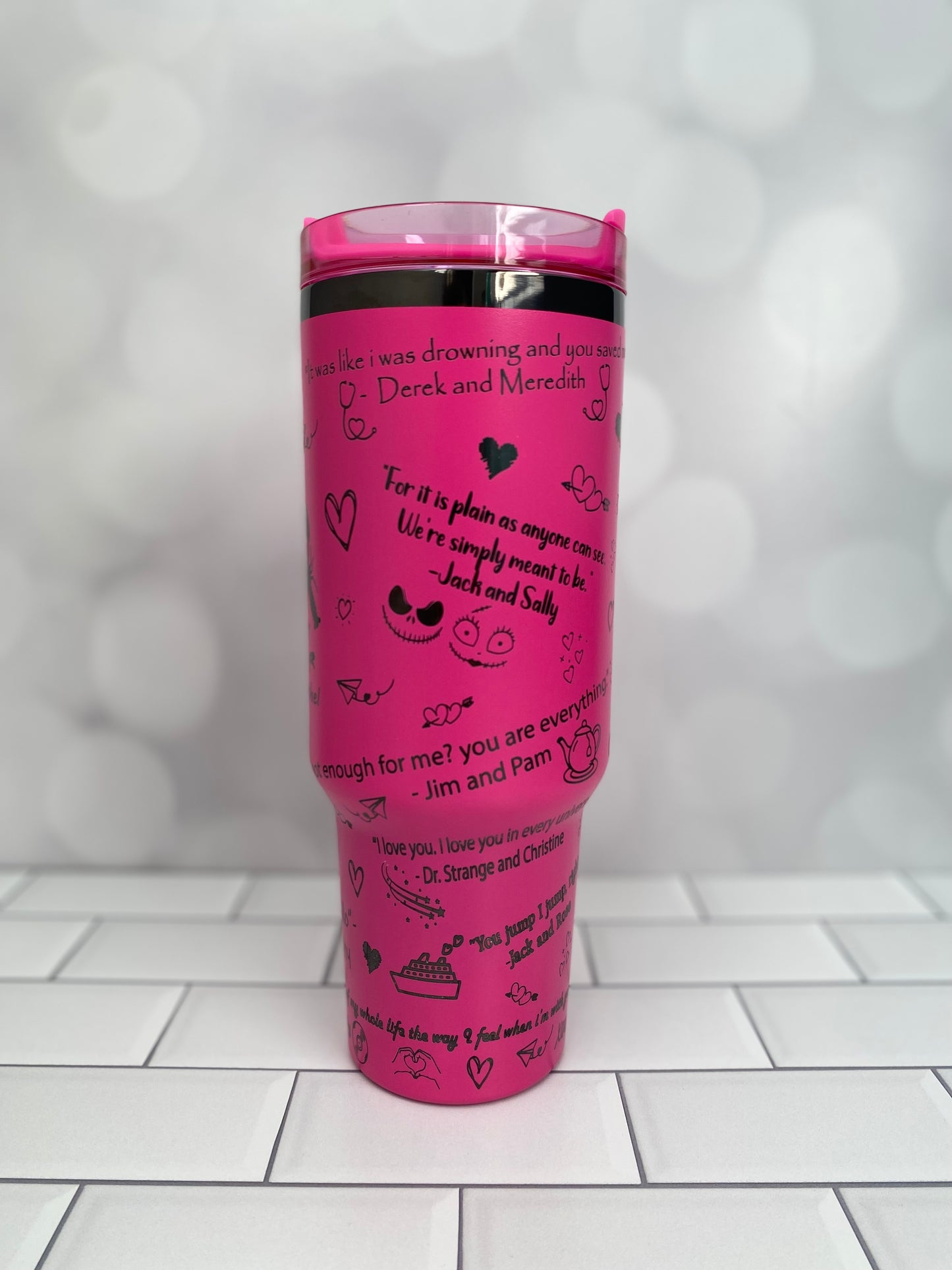 40oz Hollywood Love Tumbler
