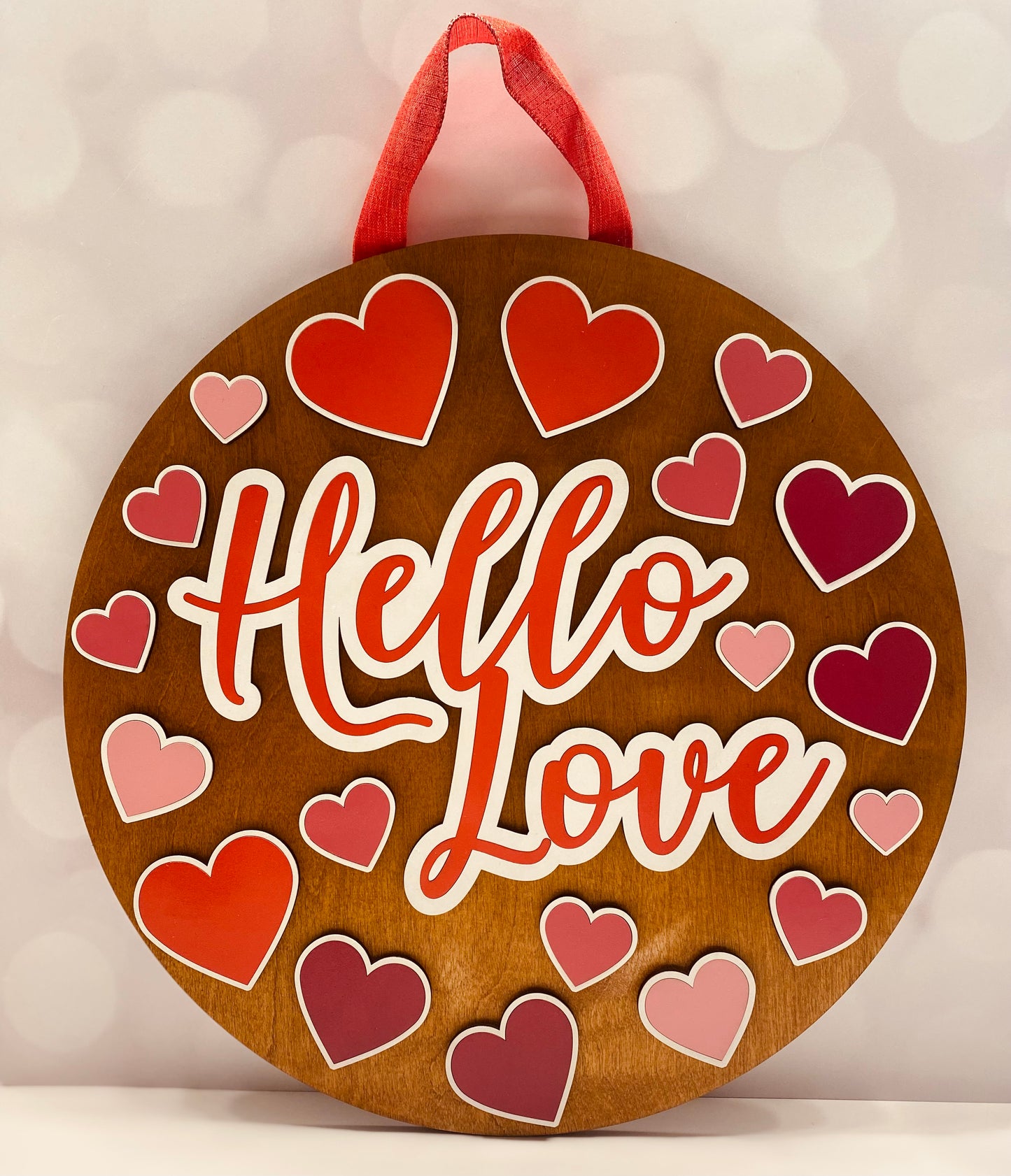 Hello Love Door Hanger