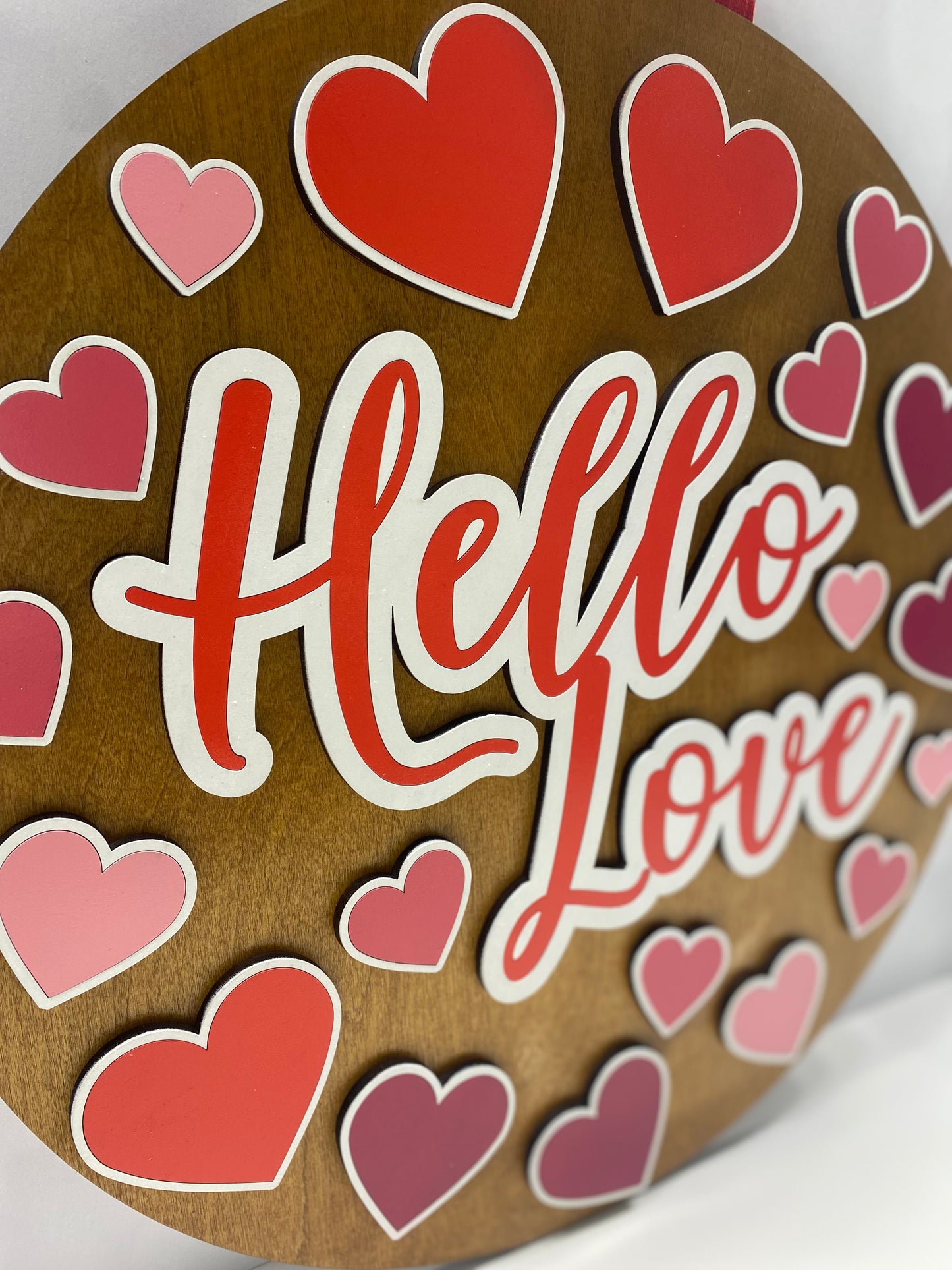 Hello Love Door Hanger