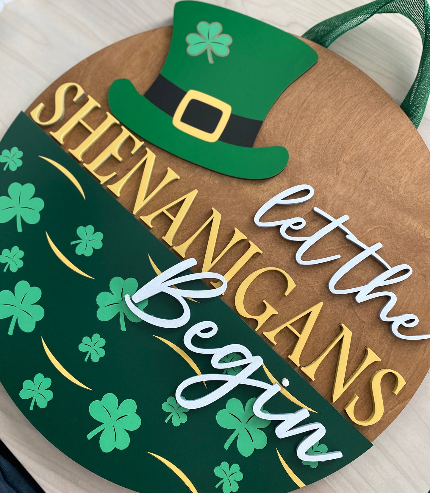 St. Patrick’s Day Door Hanger