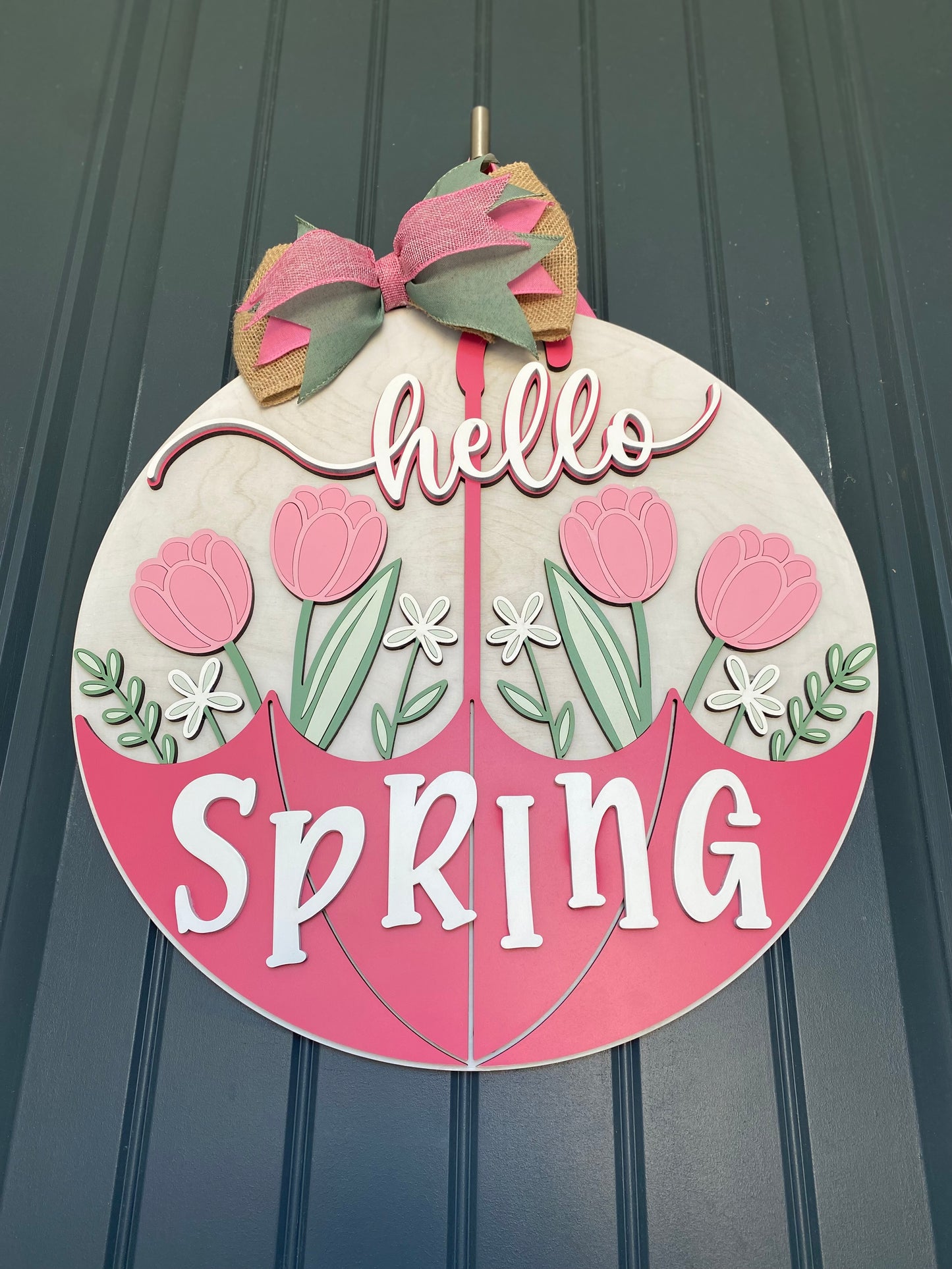 Hello Spring Door Hanger