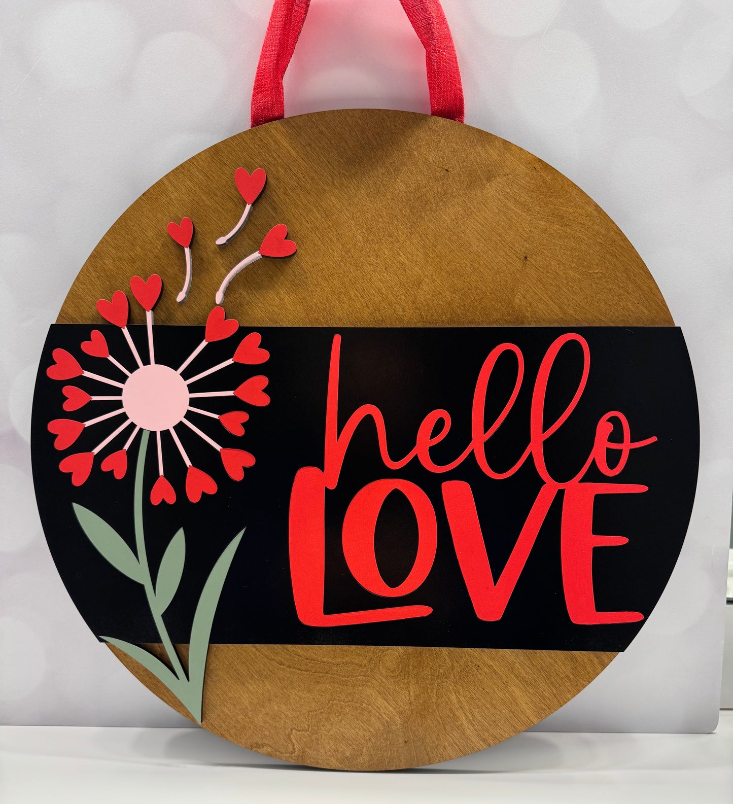 Welcomed With Love Door Hanger