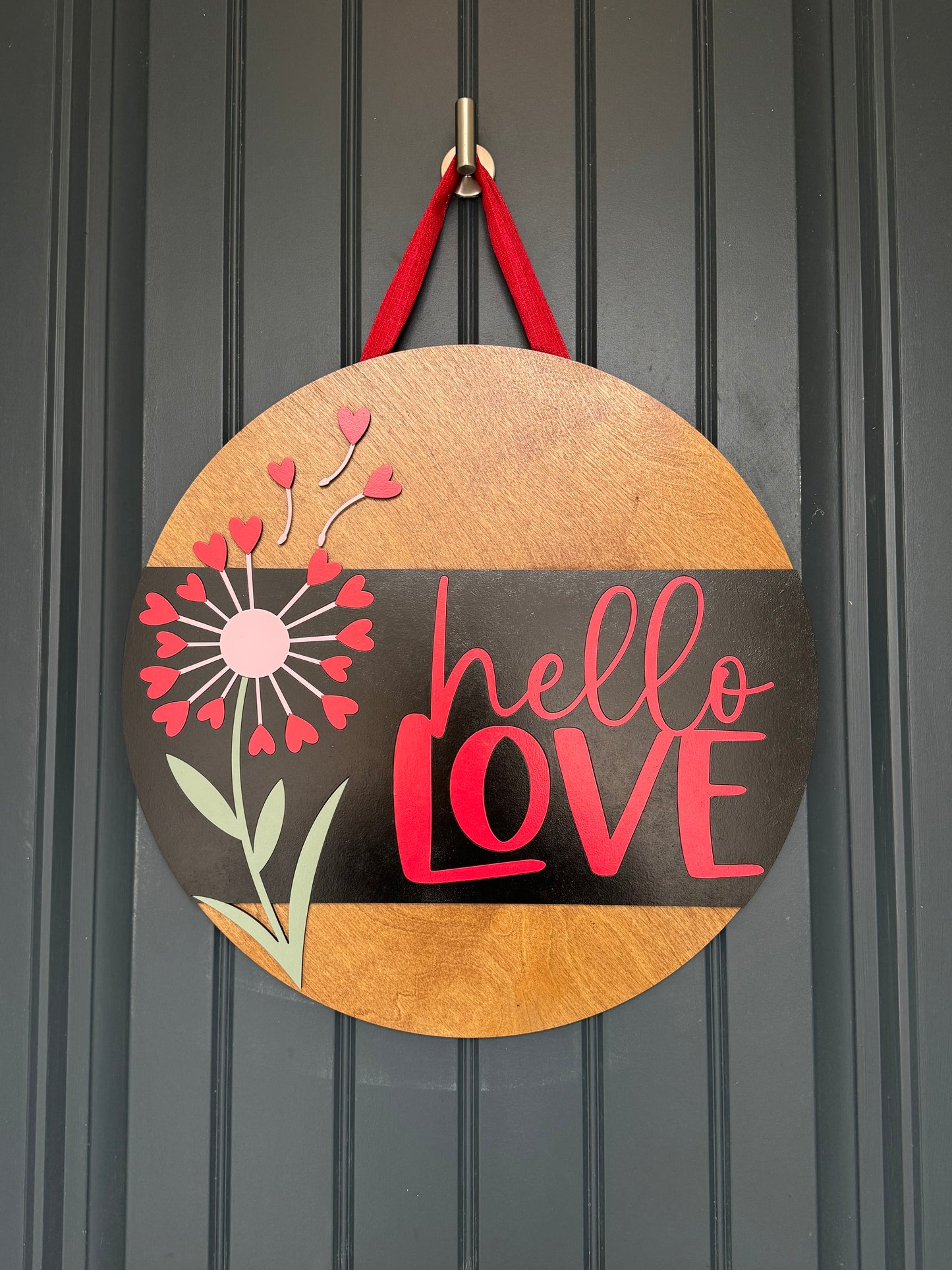 Welcomed With Love Door Hanger