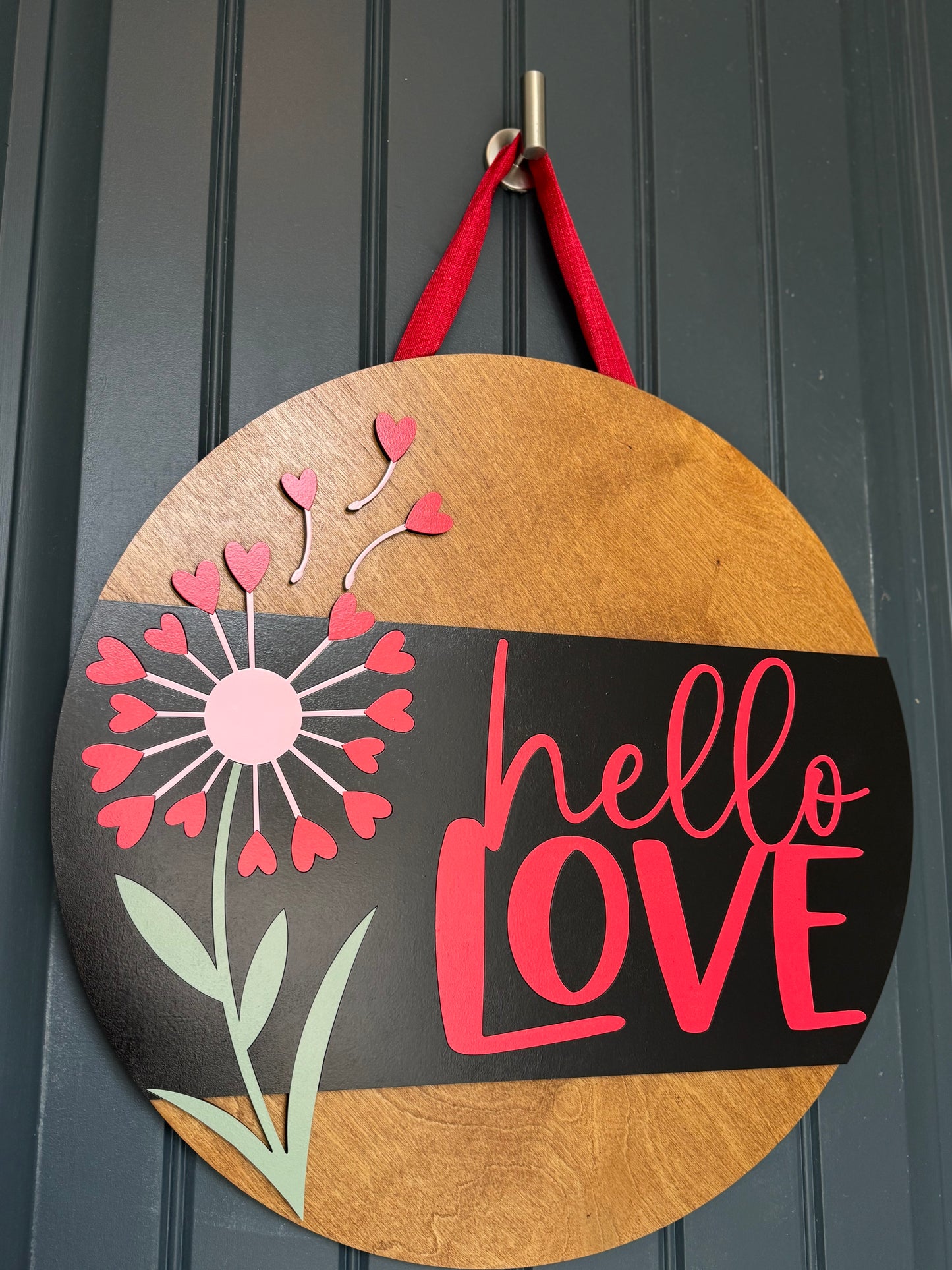 Welcomed With Love Door Hanger