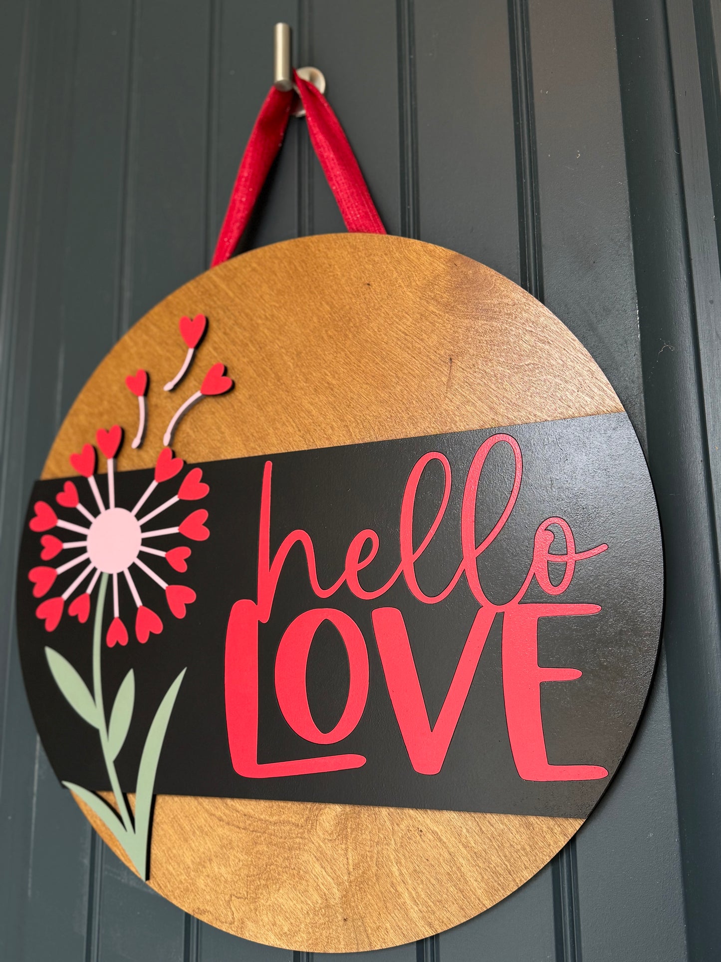 Welcomed With Love Door Hanger