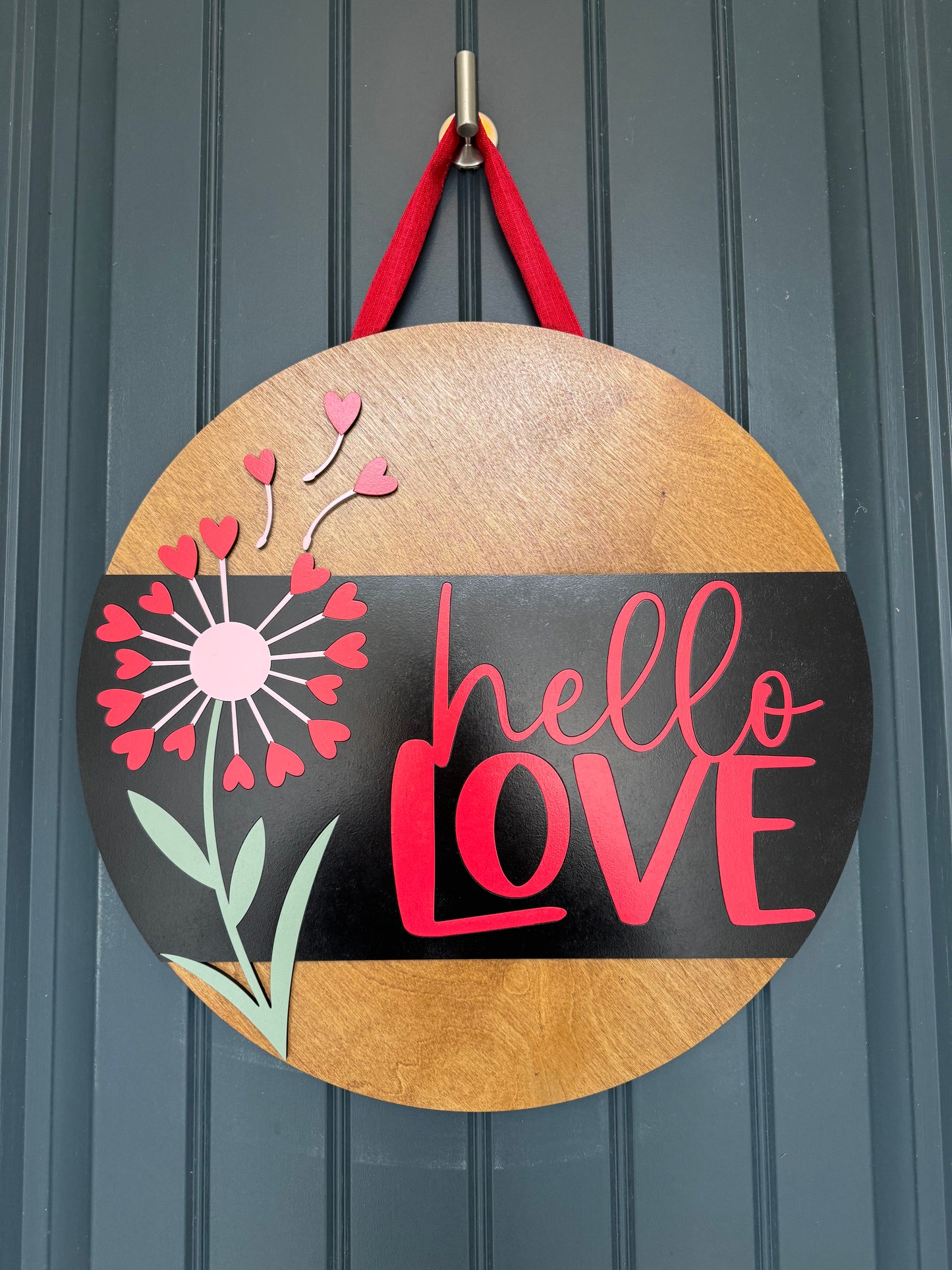 Welcomed With Love Door Hanger