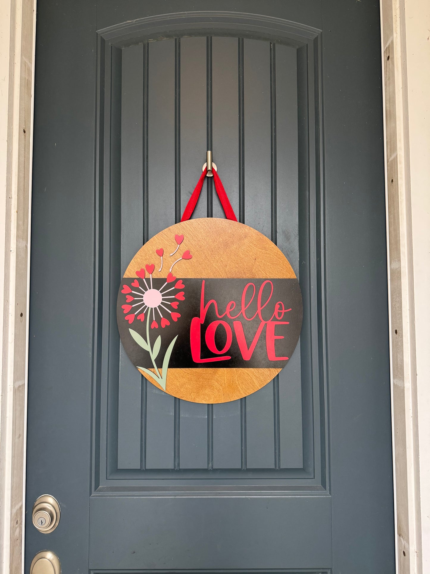 Welcomed With Love Door Hanger