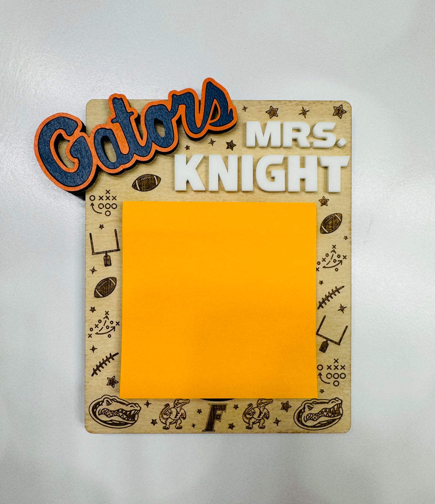 Personalized Sticky Notepad Holder