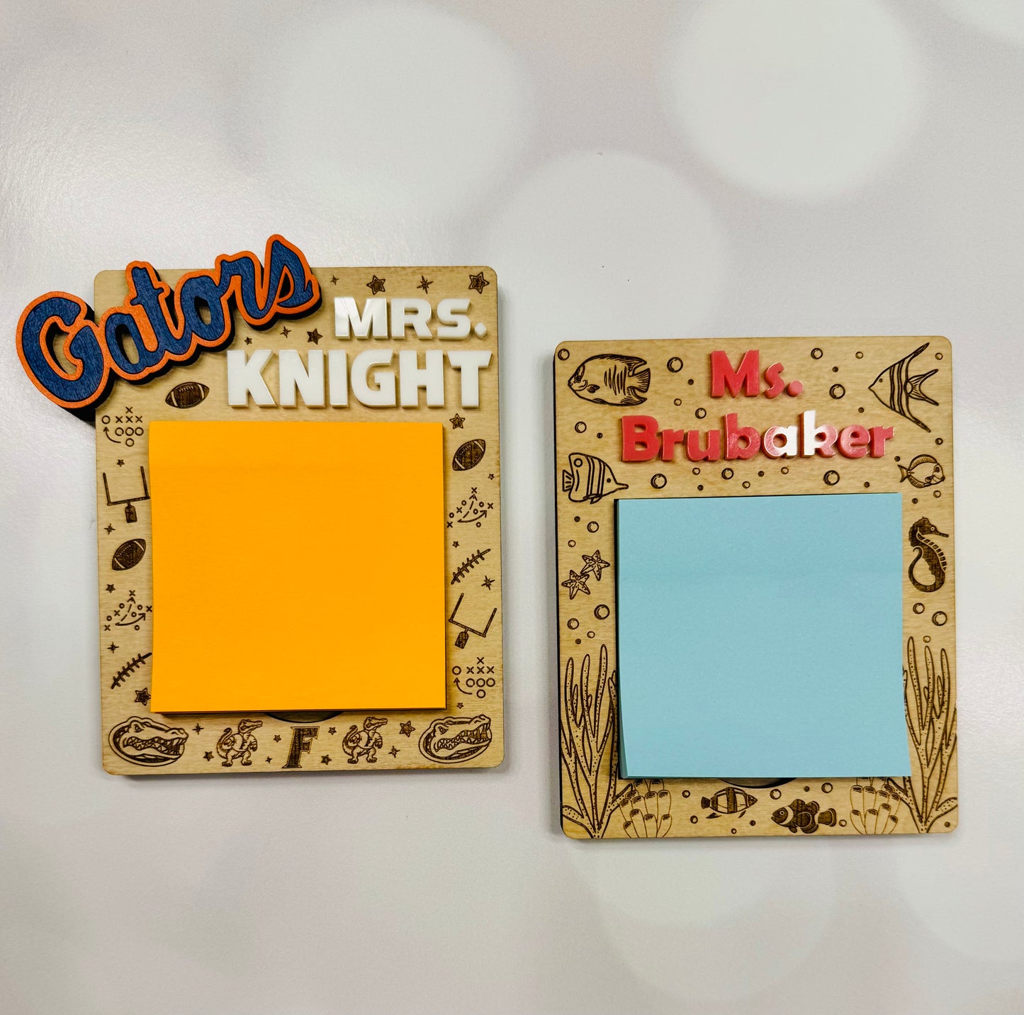 Personalized Sticky Notepad Holder