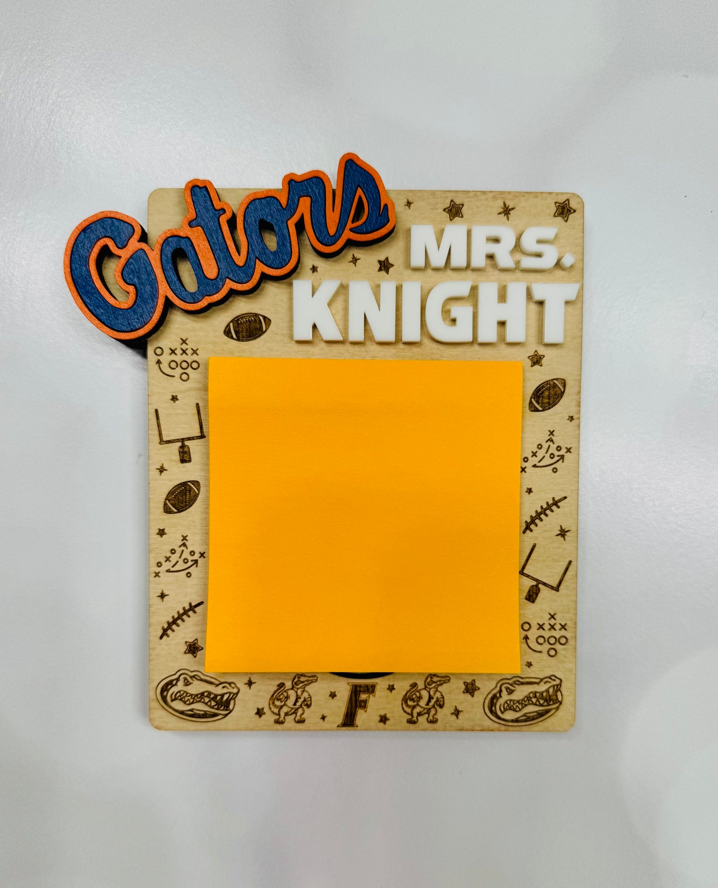 Personalized Sticky Notepad Holder