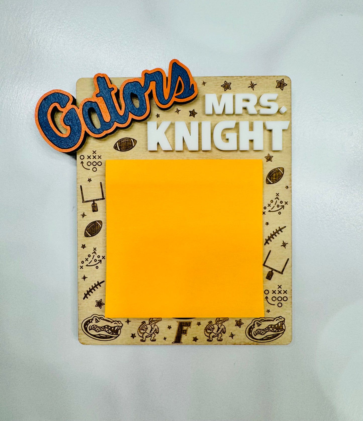Personalized Sticky Notepad Holder