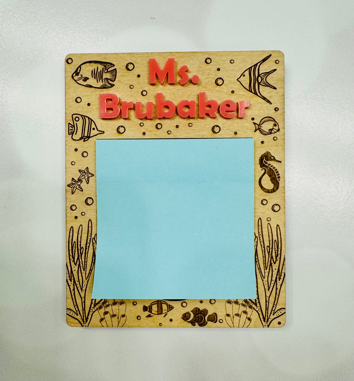 Personalized Sticky Notepad Holder
