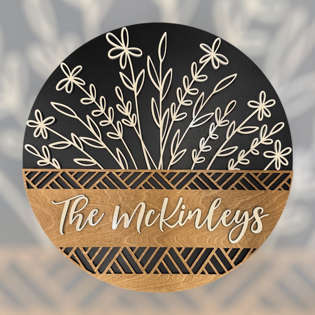 Classic, Clean, and Full of Meaning Door Hanger