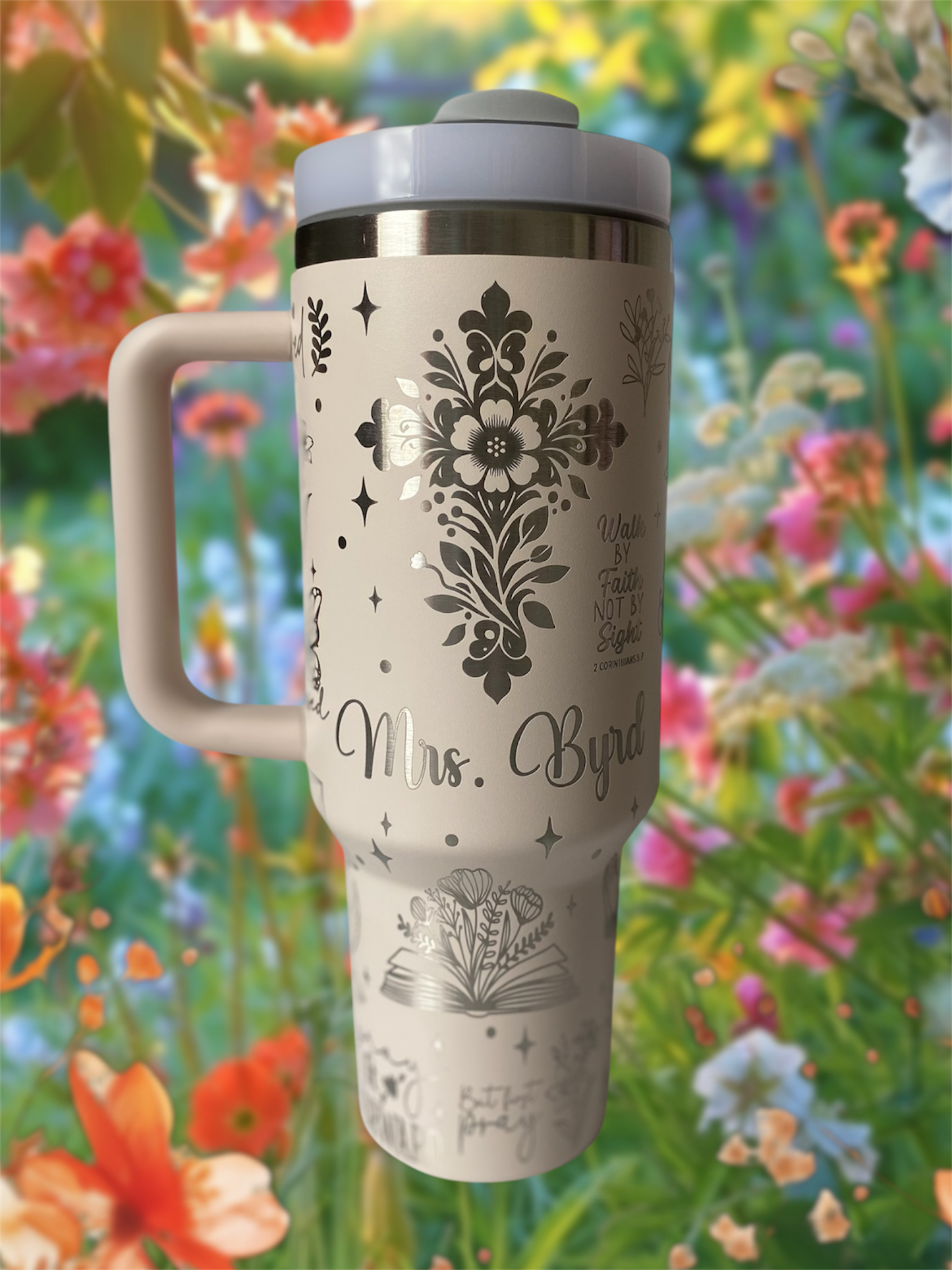 40oz Drink in His Word Tumbler