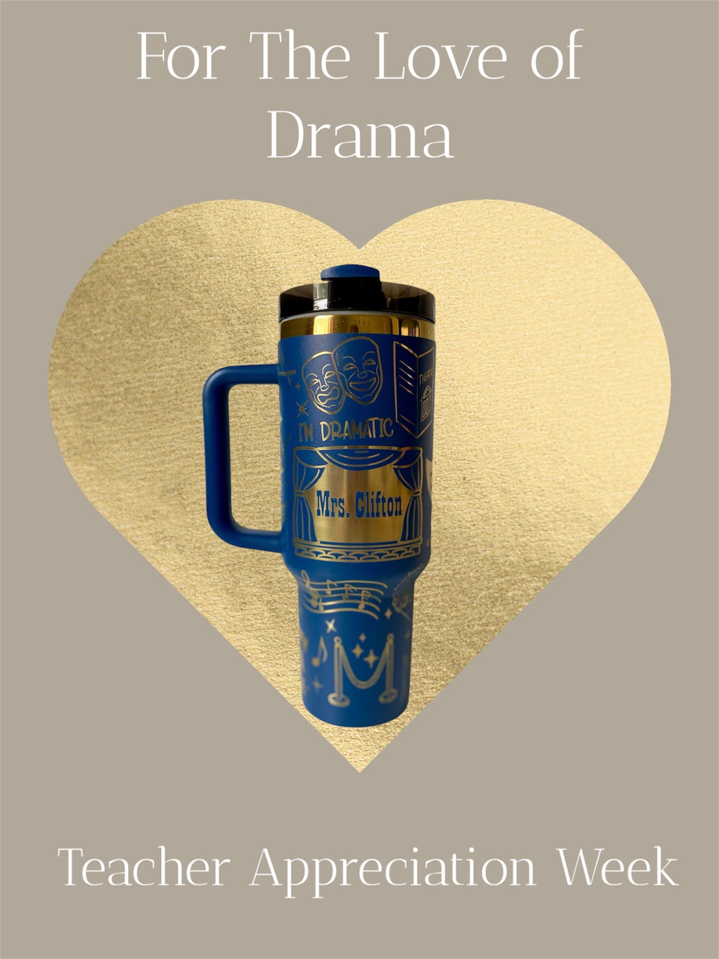 40oz I Prefer My Drama On Stage Tumbler