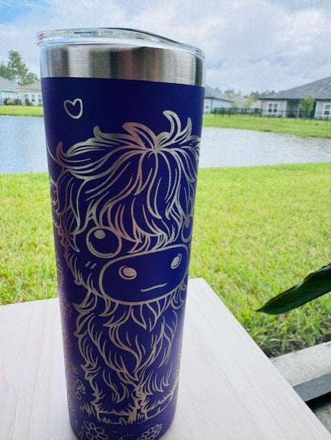 Highland Cow 20oz Tumbler