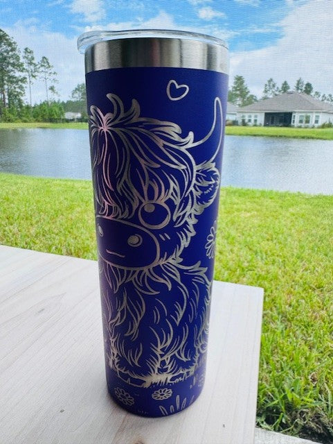 Highland Cow 20oz Tumbler