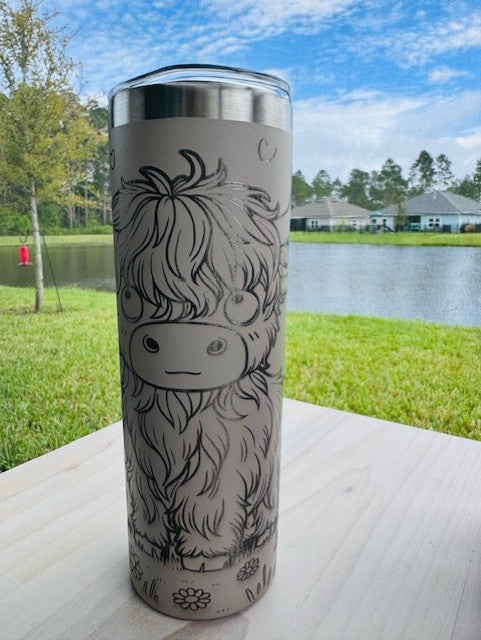 Highland Cow 20oz Tumbler