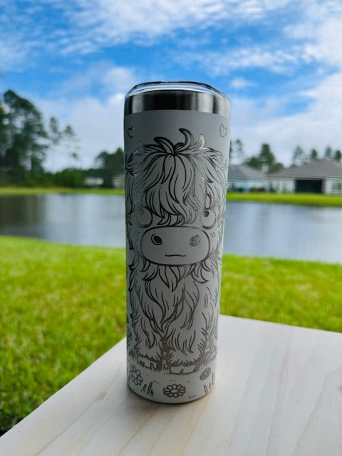 Highland Cow 20oz Tumbler