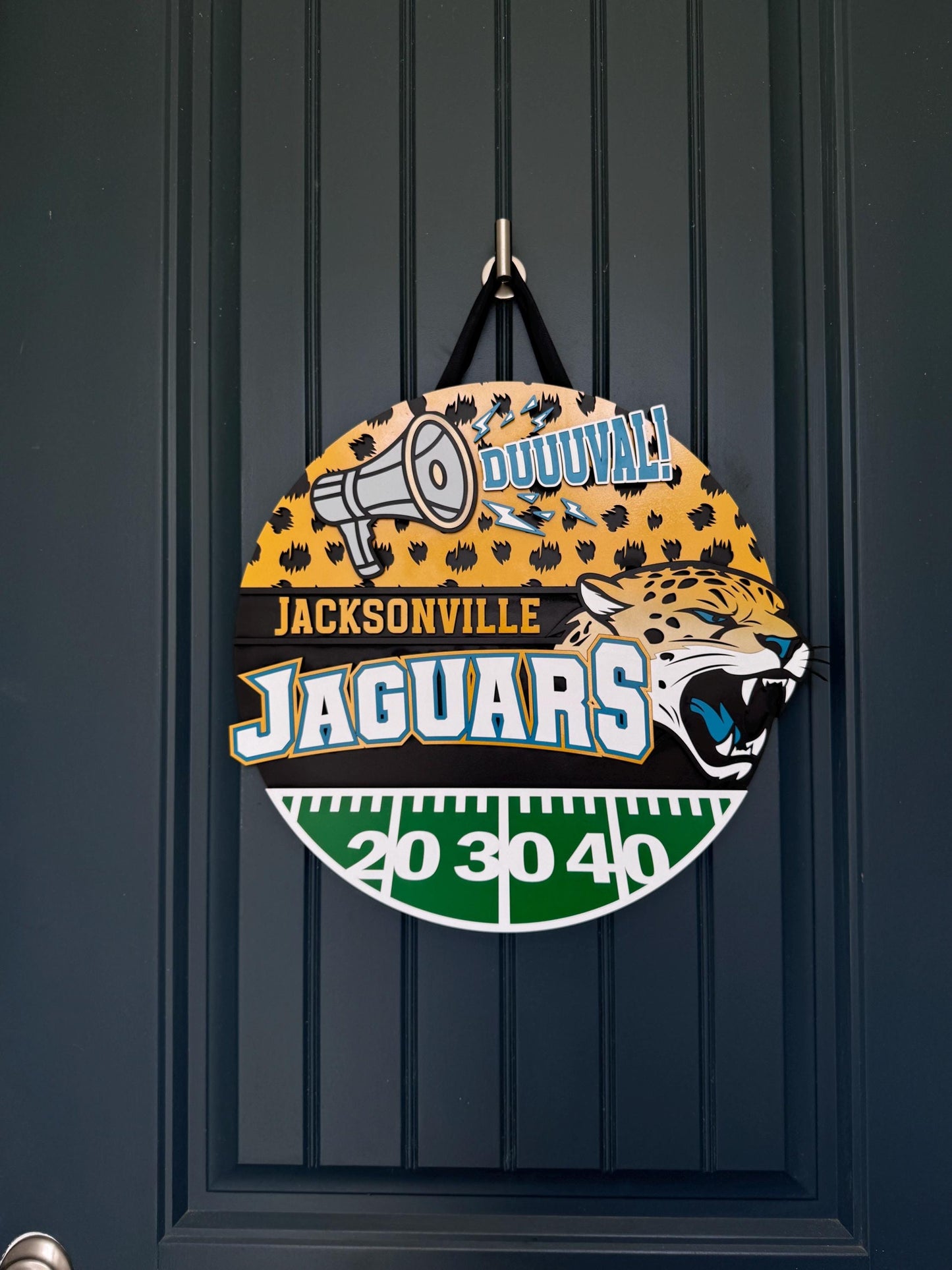 Jacksonville Jaguars Door Hanger