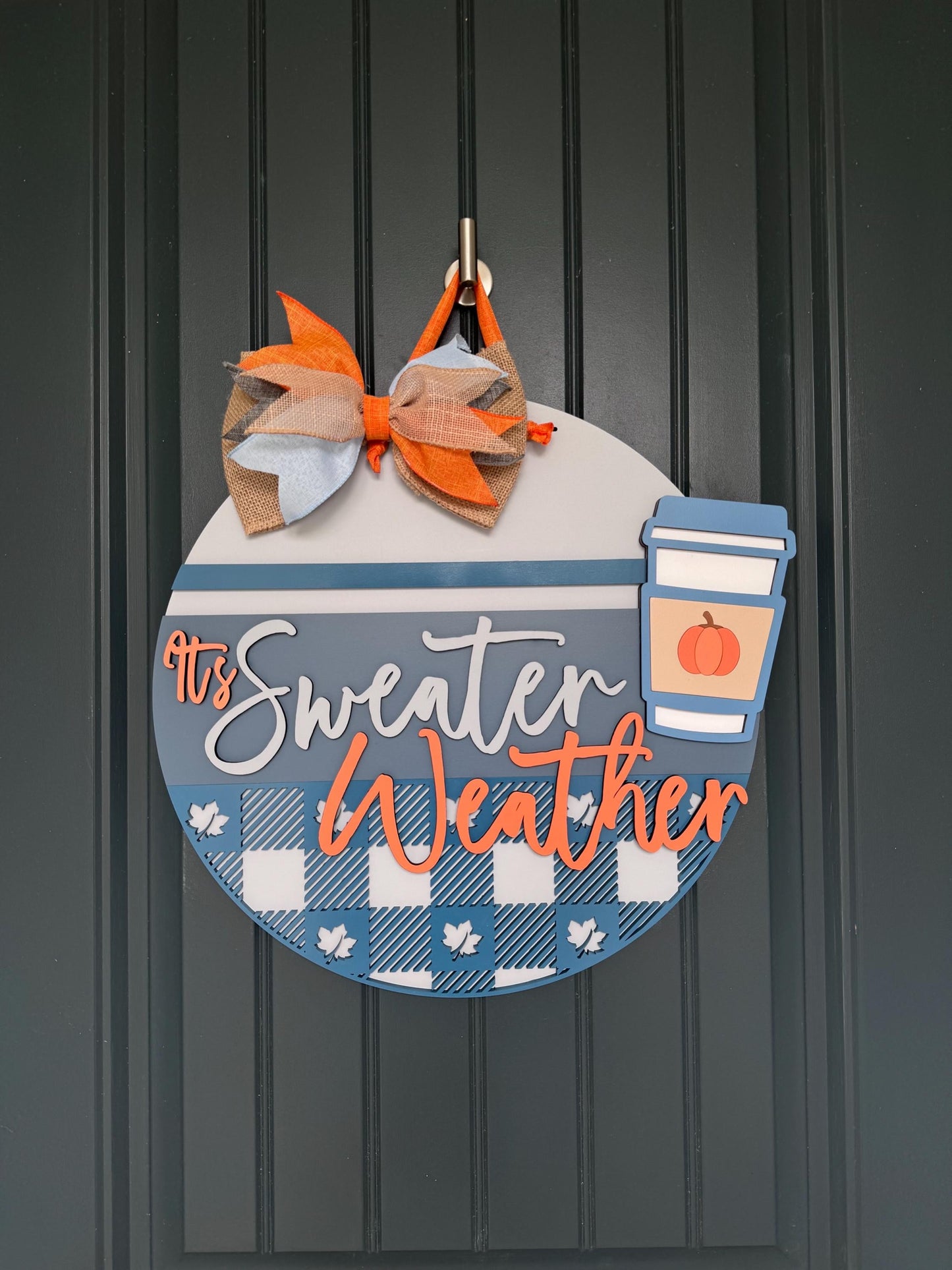 Sweater Weather Door Hanger