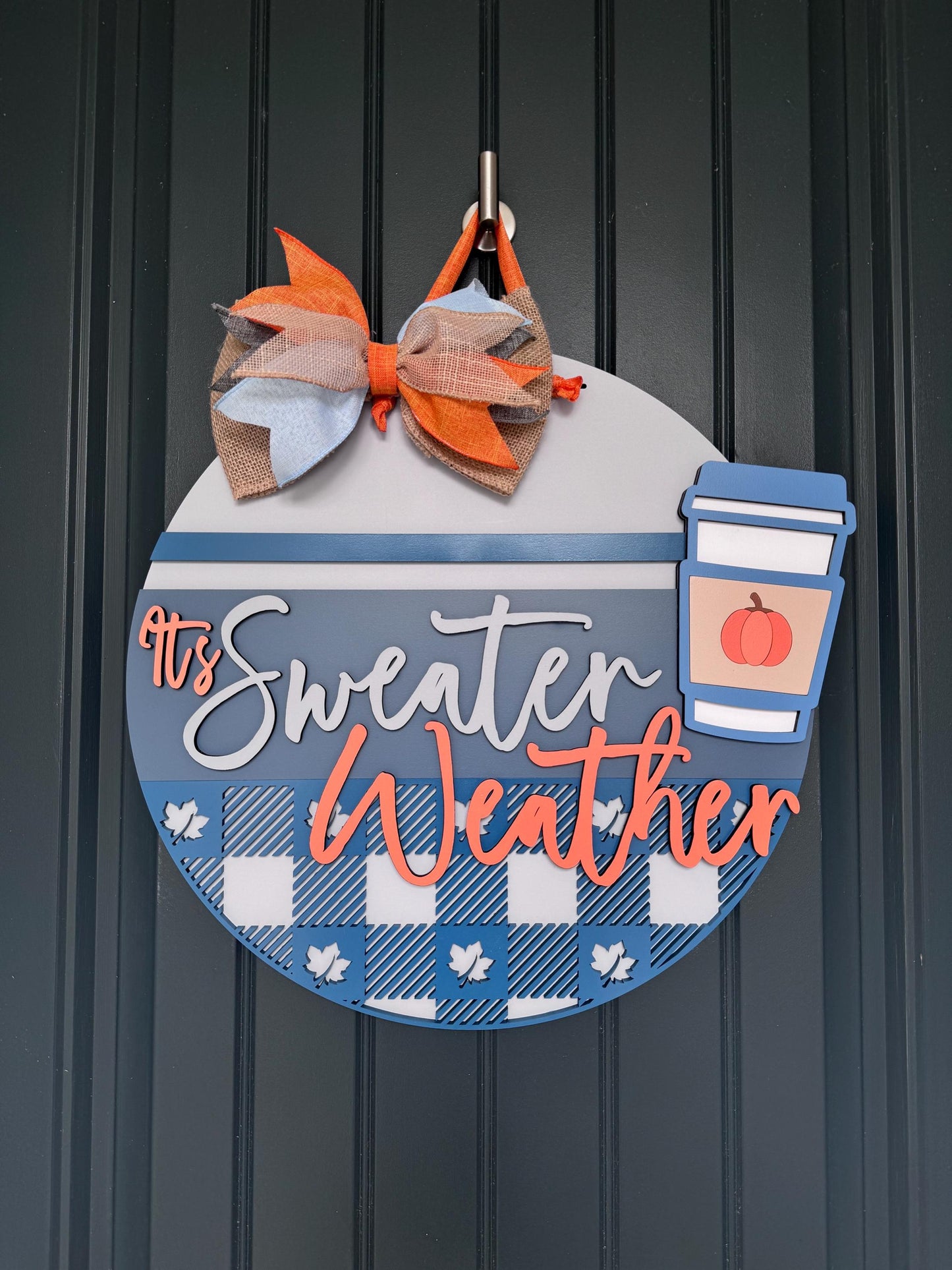 Sweater Weather Door Hanger