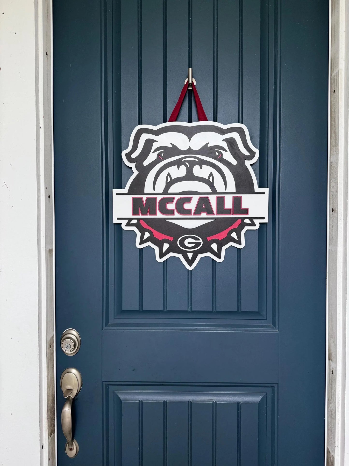 Georgia Bulldog Door Hanger