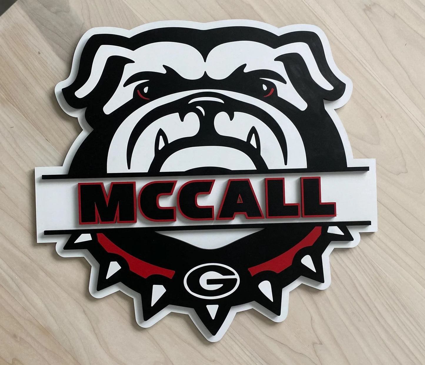 Georgia Bulldog Door Hanger