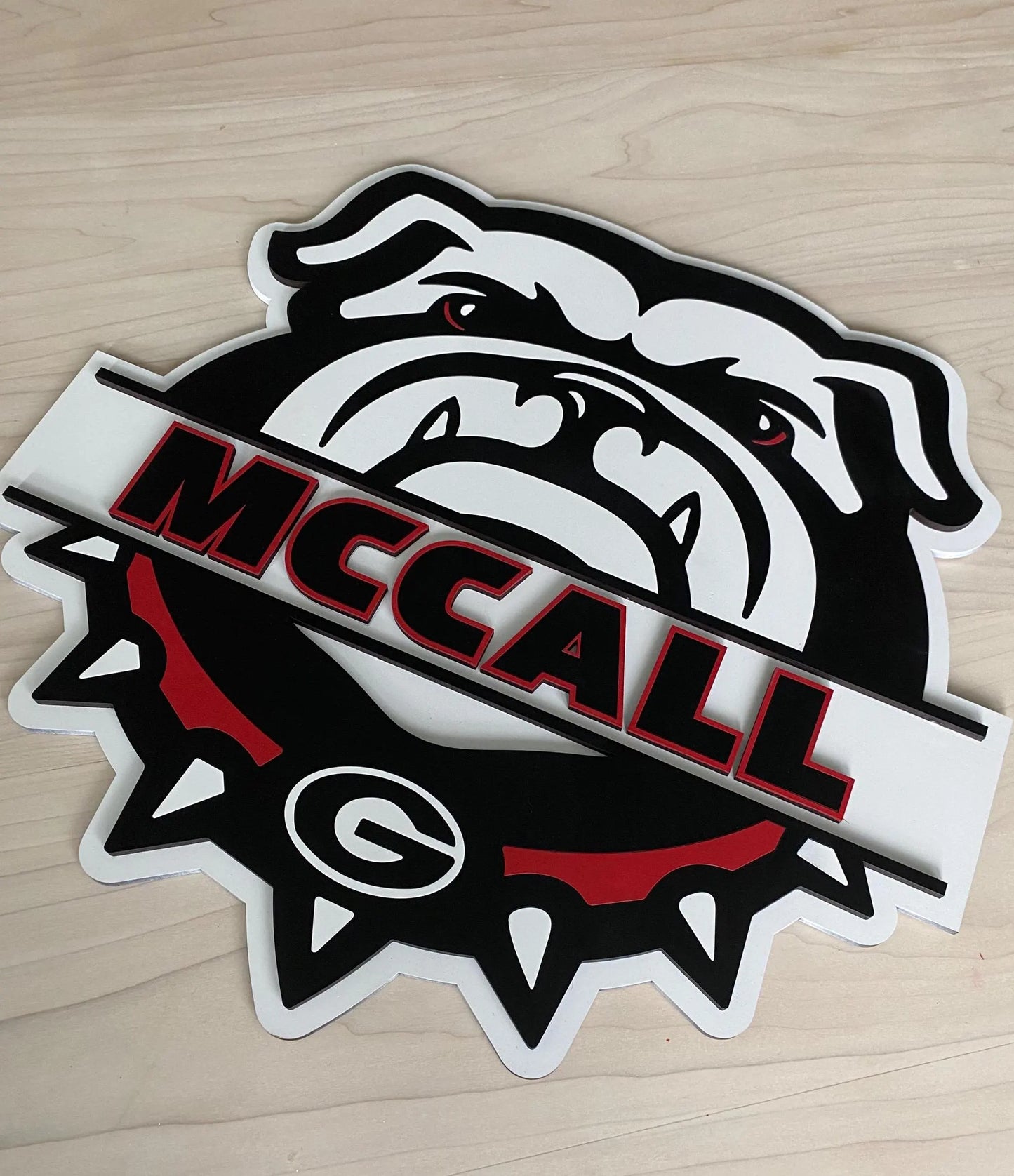 Georgia Bulldog Door Hanger
