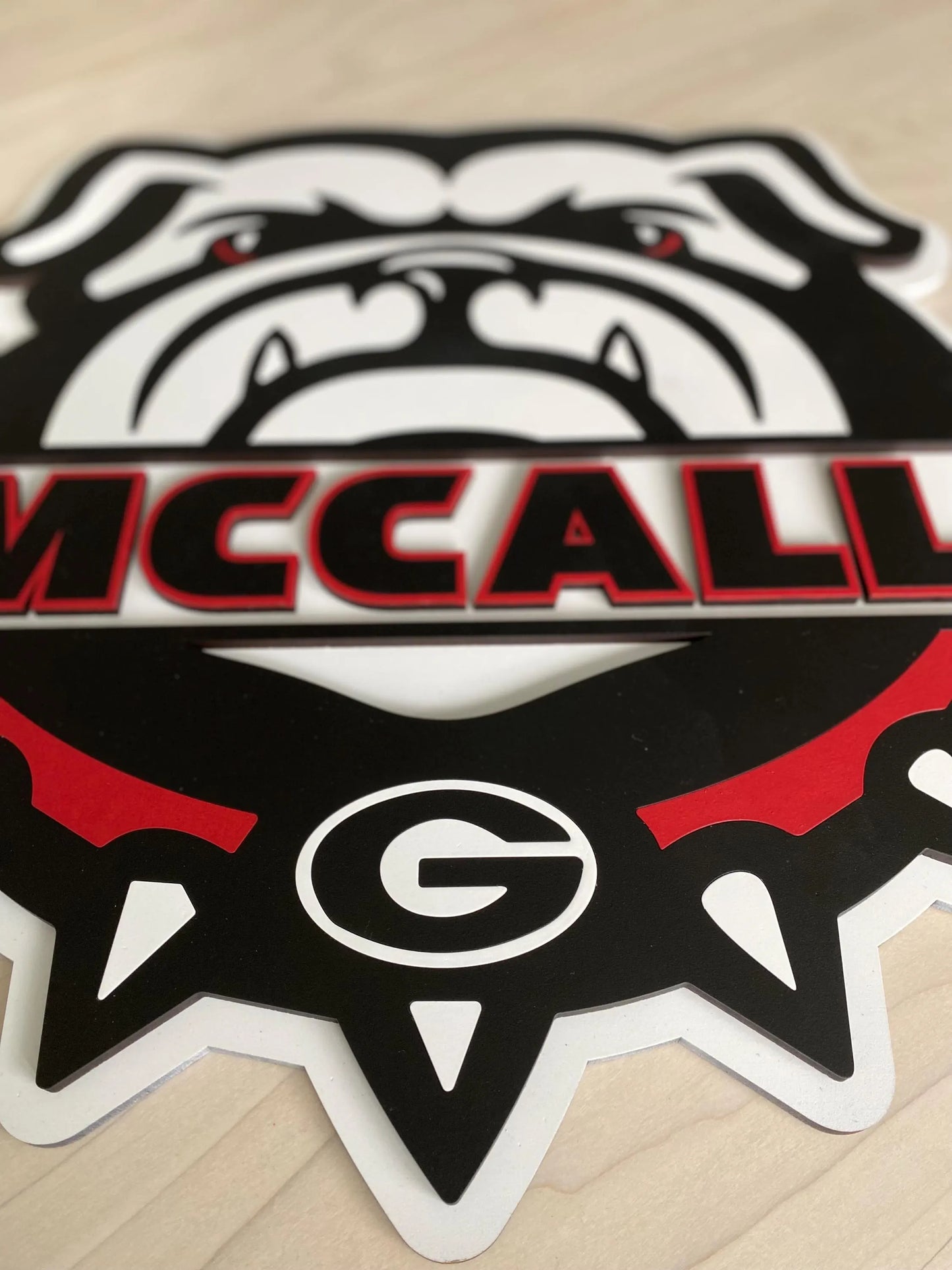 Georgia Bulldog Door Hanger