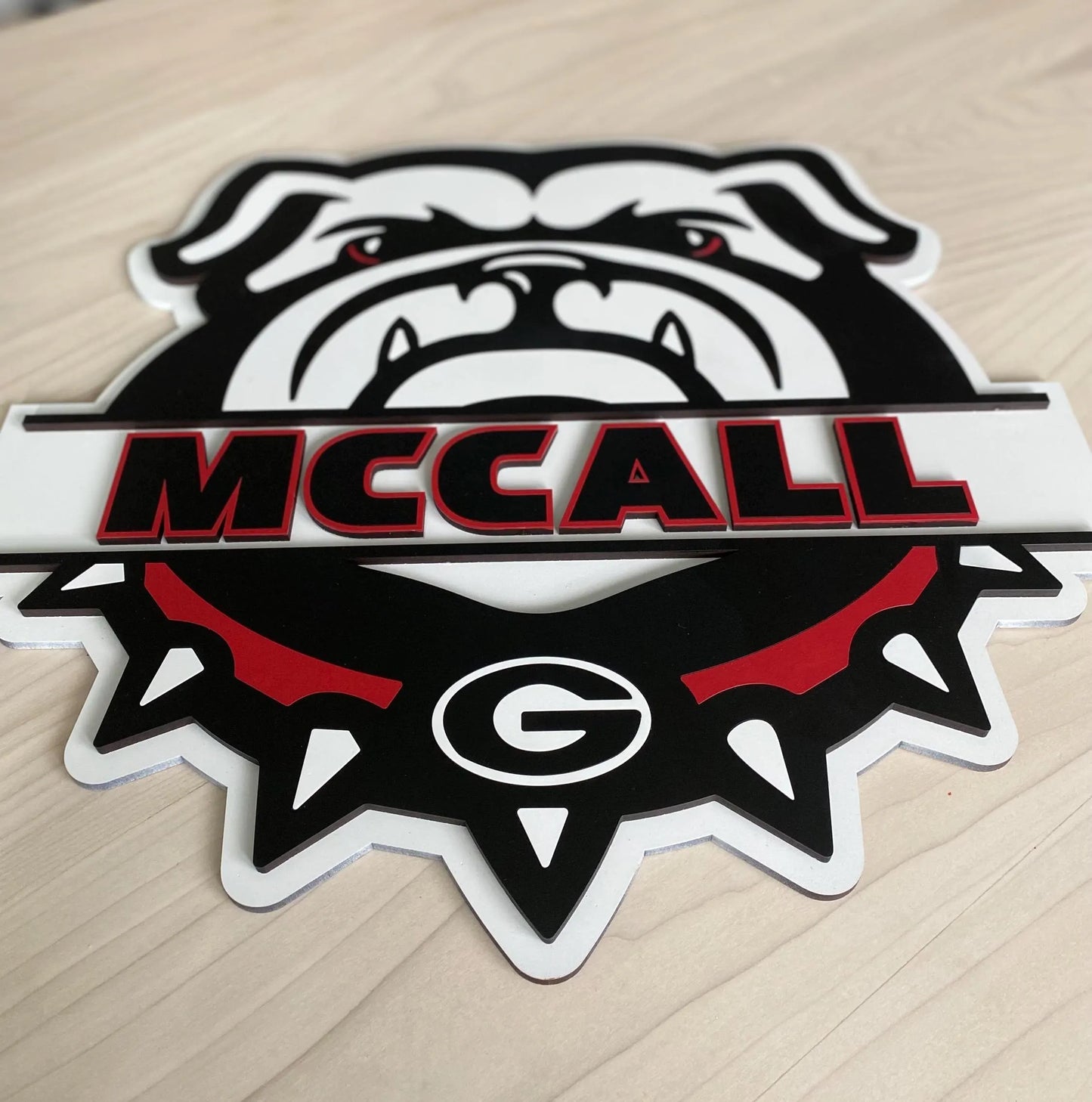 Georgia Bulldog Door Hanger