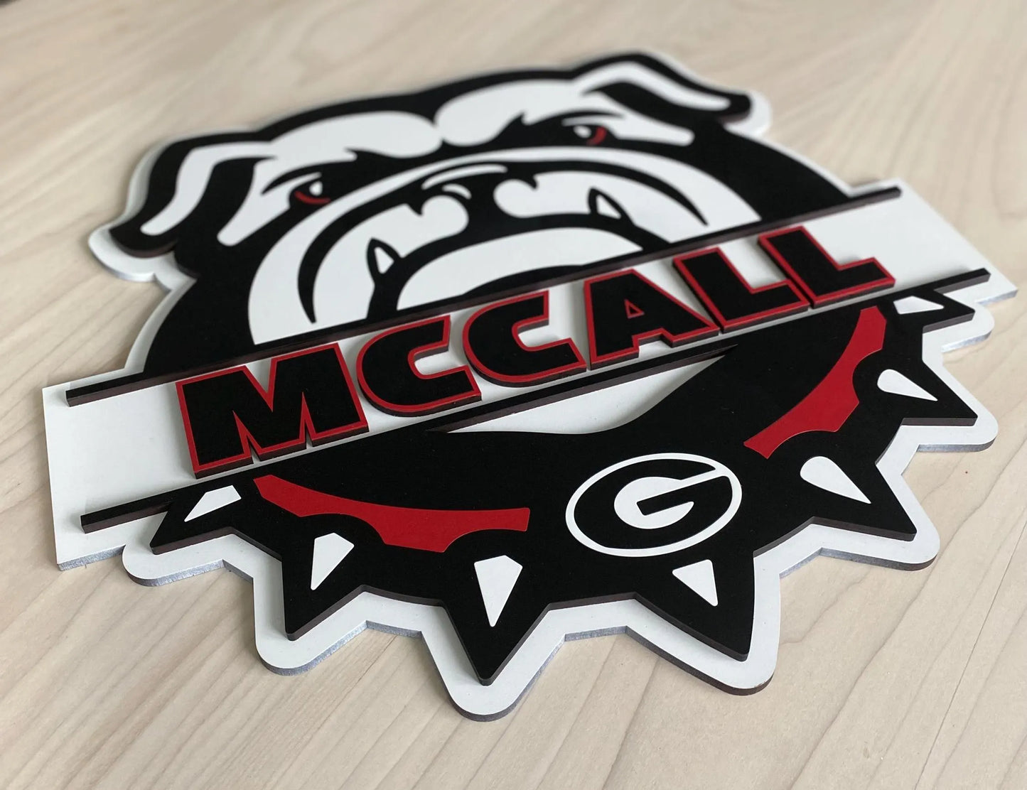 Georgia Bulldog Door Hanger