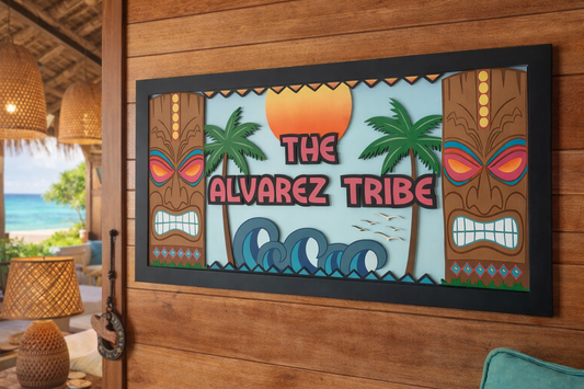 Custom Family Name Sign