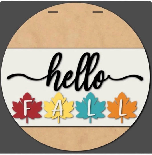Fall Door Hangers