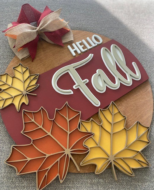 Welcome Fall Door Hanger
