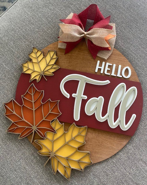 Welcome Fall Door Hanger