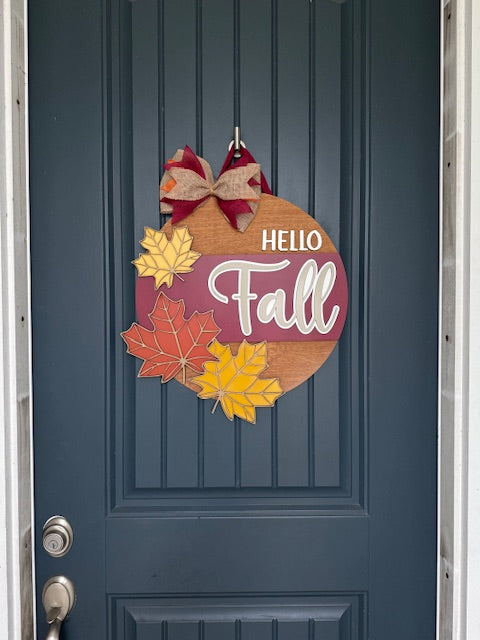 Welcome Fall Door Hanger