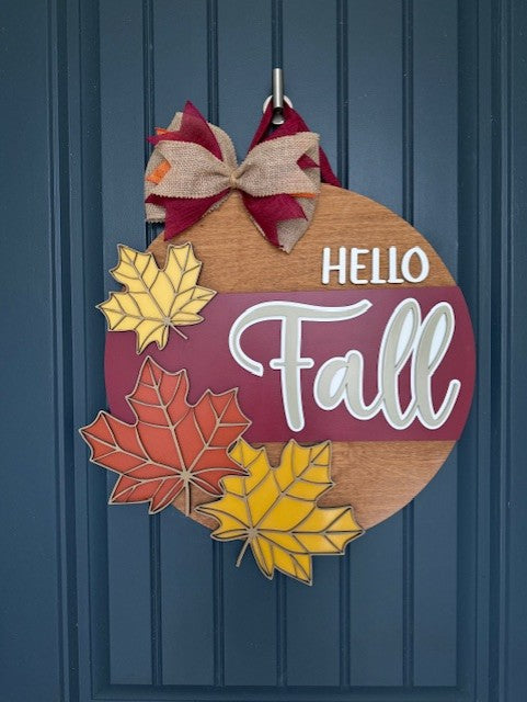 Welcome Fall Door Hanger