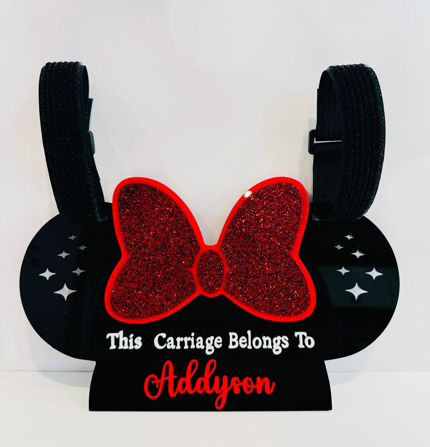 Minnie Mouse Stroller Tag