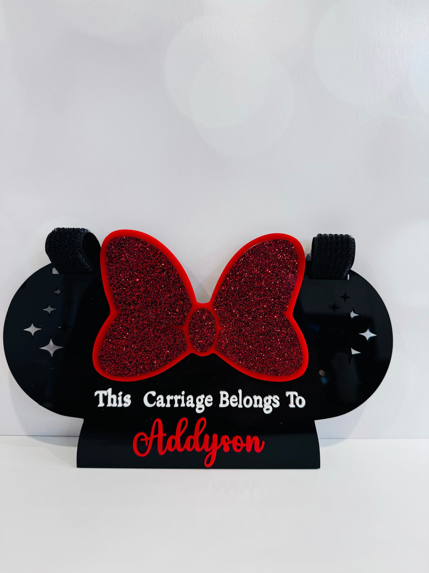 Minnie Mouse Stroller Tag