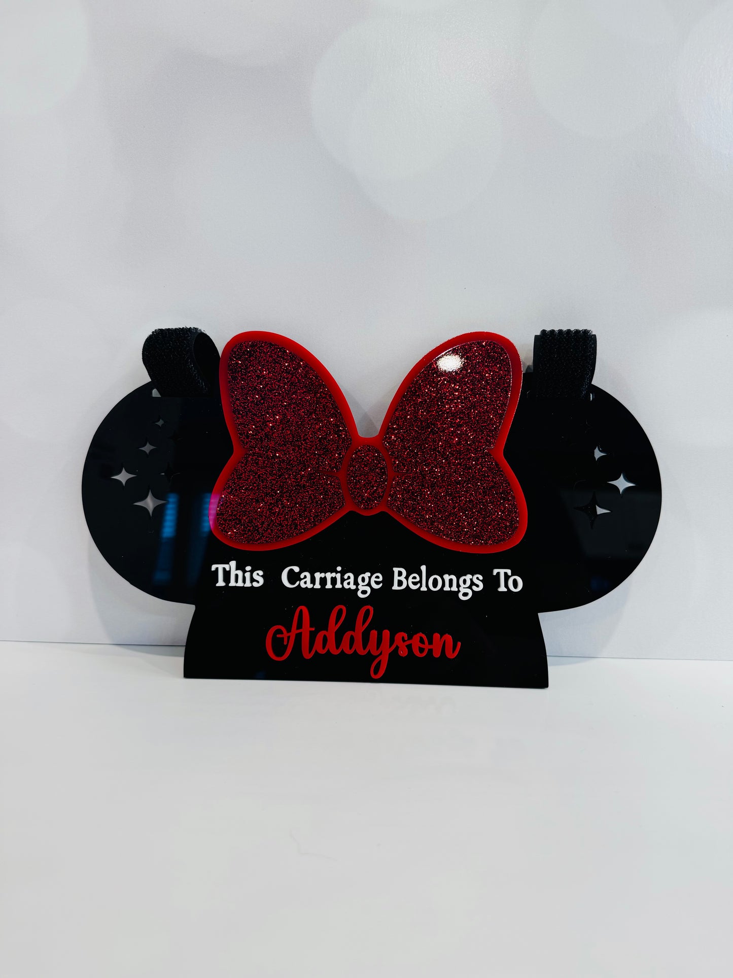 Minnie Mouse Stroller Tag